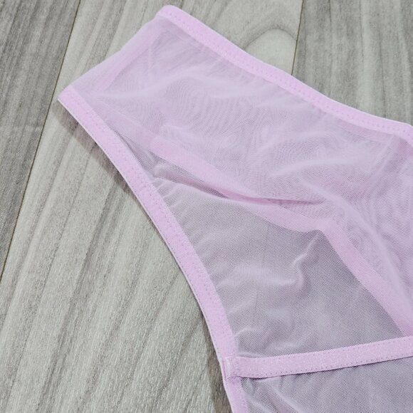 Hustler Naya Lilac High Waisted Thong Size US 12 - Picture 3 of 5